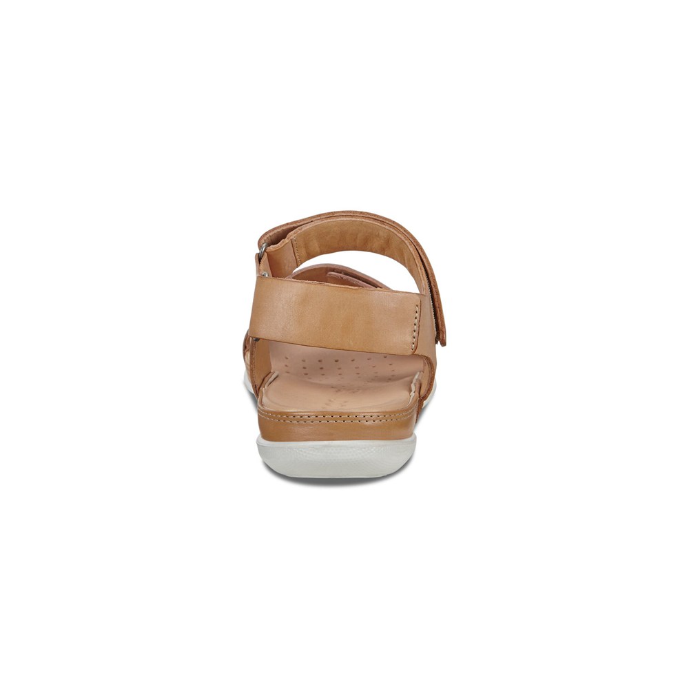 Sandalias Mujer - ECCO Flash Flat - Marrom/Rosas - YLF182053